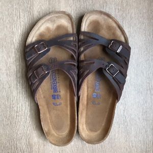 Birkenstock Granada Oiled Leather Sandals
